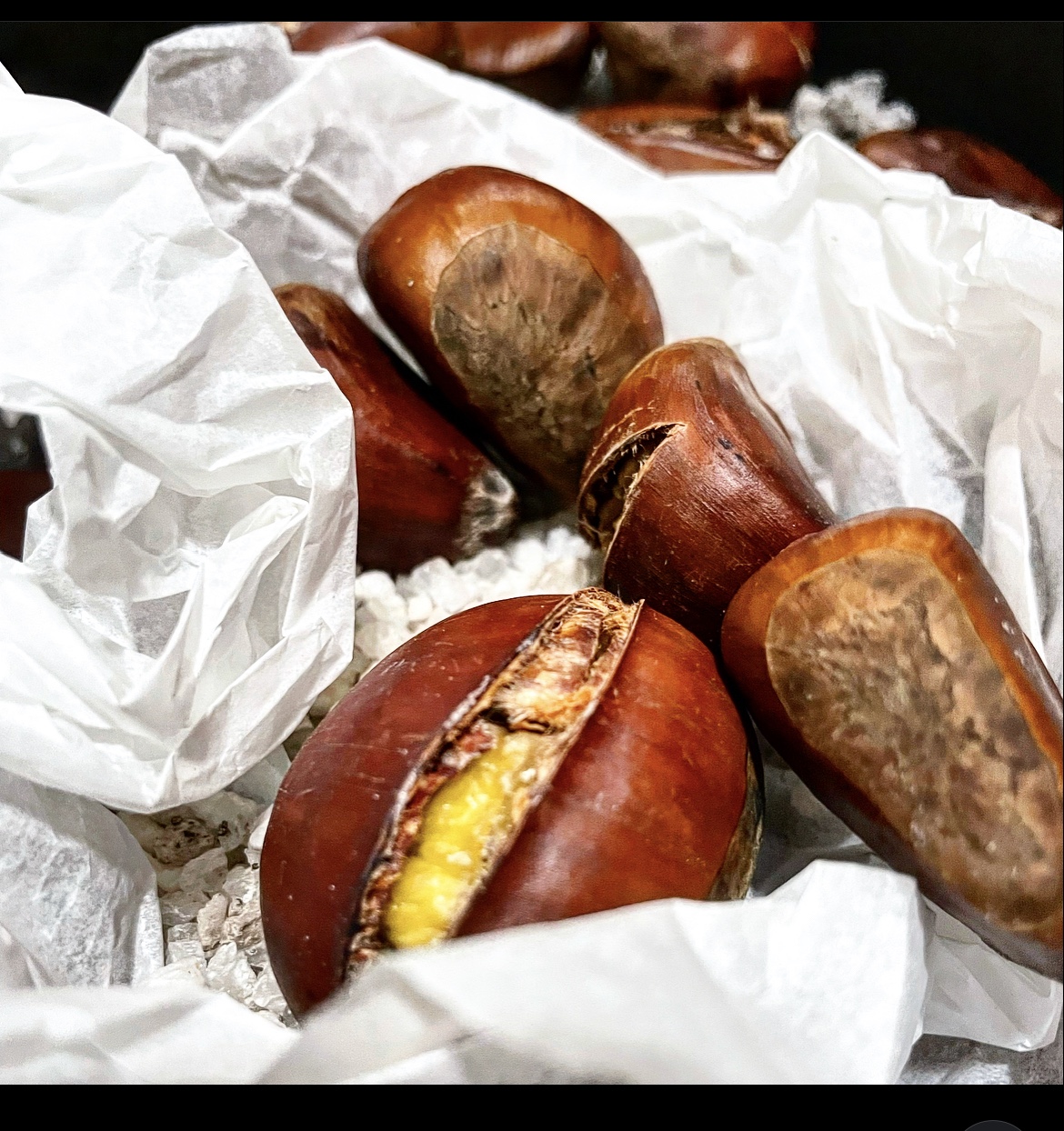 3 easy and simple steps for oven Roasted Chestnuts – Cristian Marino